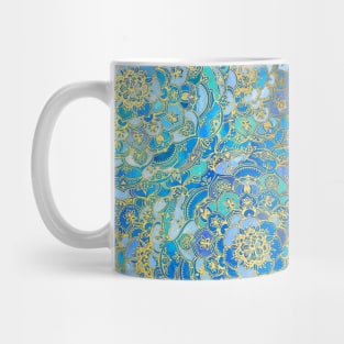 Blue Sapphire Mandalas Mug